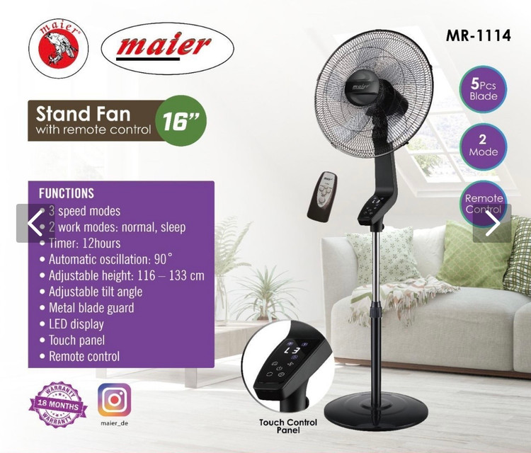 پنکه مایر مدل mr_1114